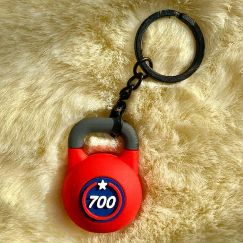 Kettlebell Key chain Fitness Keychain Gym Lover Weightlifting Keyring Silicone Gym Gifts Workout Gifts Bag Charm Backpack Charm