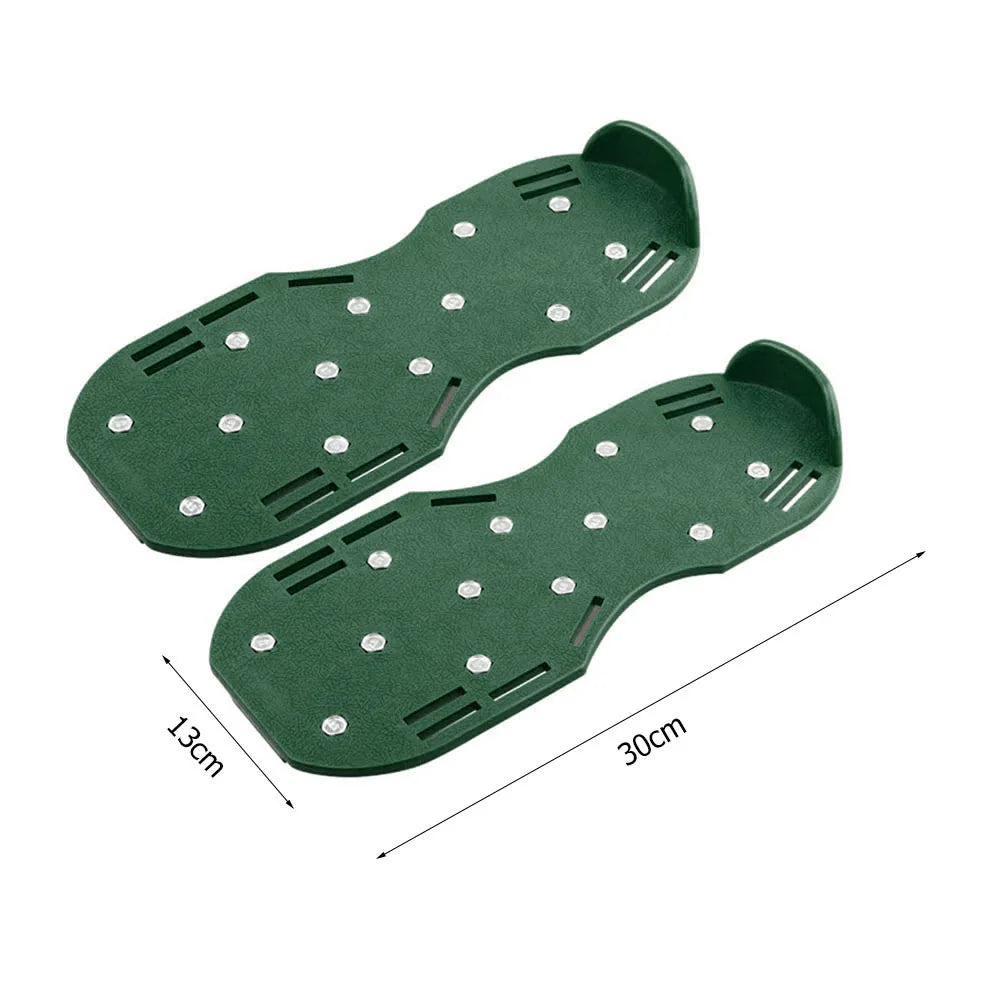 Gardening Walking Garden Yard Grass Cultivator Scarification Aerator Nail Shoes
