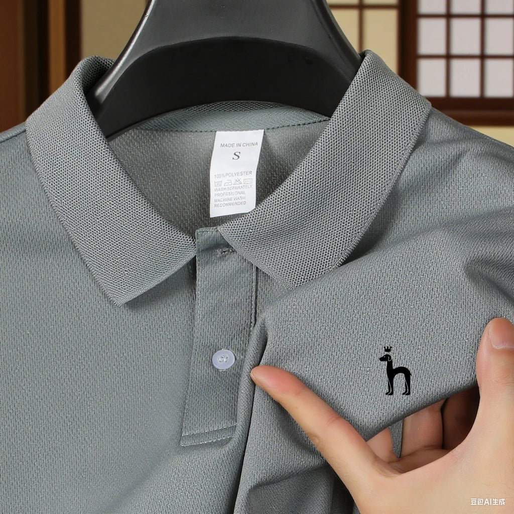 2026 Golf new short sleeved men's polo shirt, men's sports and leisure T-shirt, fashionable and simple solid color top