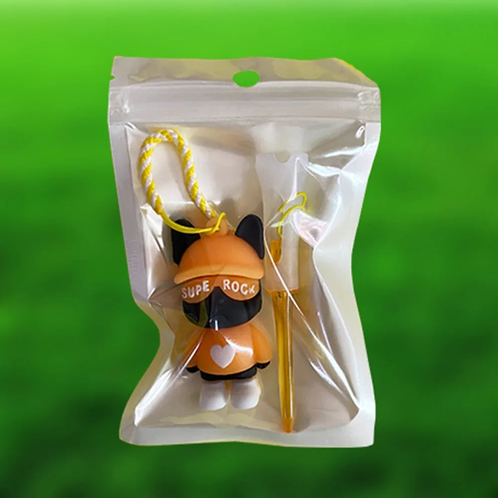 High Quality Portable Golf Tee Golf Accessories Bear Pendant Golf Ball Holder Silicone Golf Ball Tees