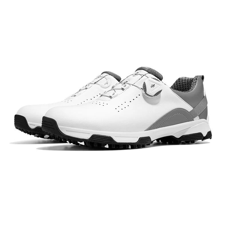 PGM New Men Golf Shoes Golf Waterproof Anti-slip Shoes Male Lightweight Breathable Sports Sneakers Outdoor Knob Buckle Footwear