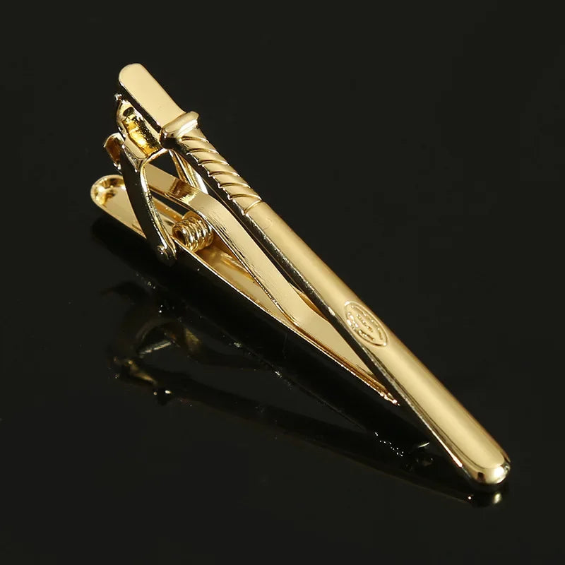 Sports Tie Clip Men's Unique Personality Formal Attire Golf Baseball Styling Wedding Fashion Versatile Accessories Fun Gifts