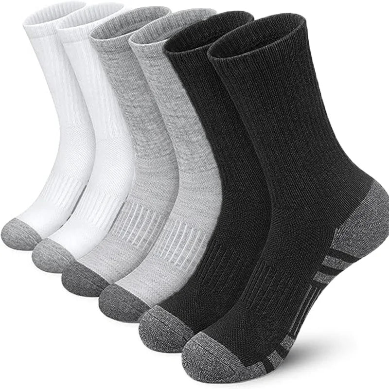 8PCs-4pairs Sports Socks Cushioning Breathable Running Socks High-Performance and Durable Outdoor Sports Socks For Men and Women
