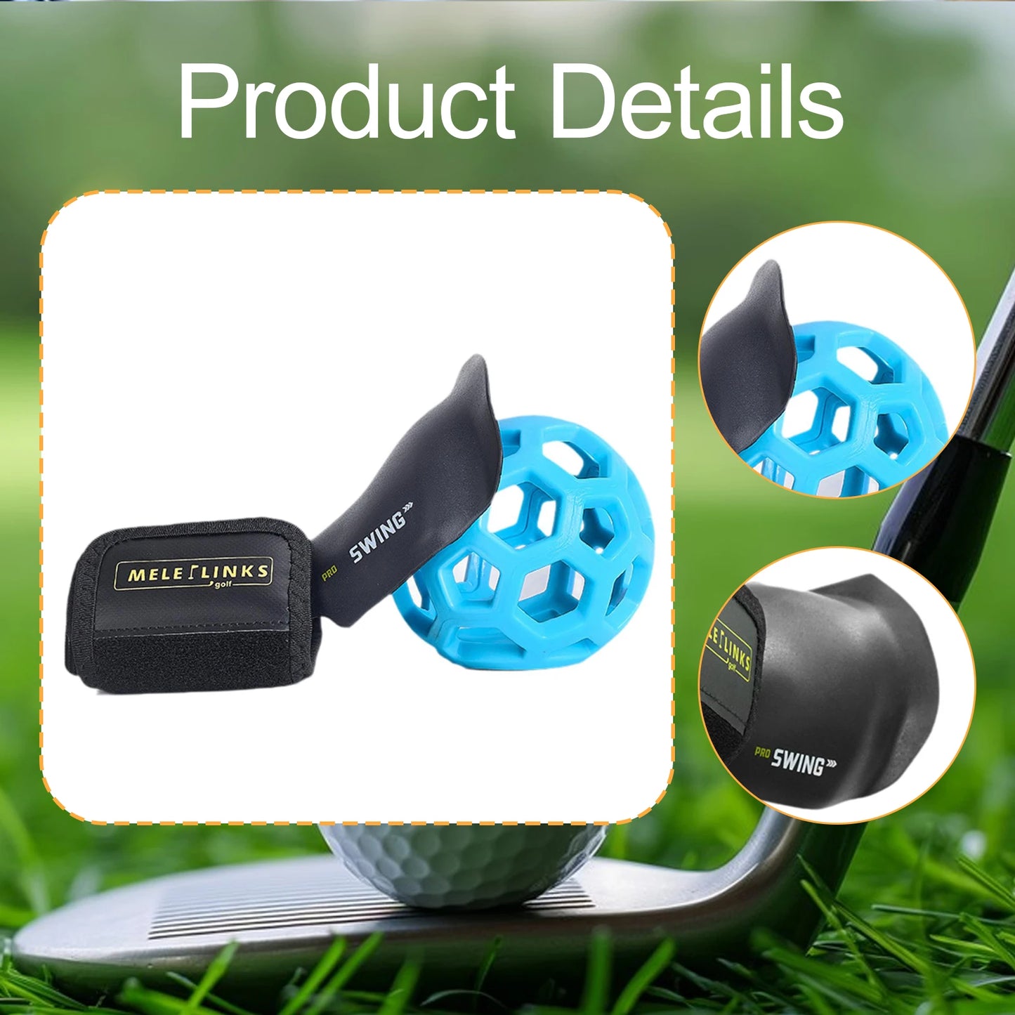 Golf Swing Trainer Aid Kit Golf Accessories Portable Straight Arm Trainer for Beginners Golfers Outdoor Training Sports New