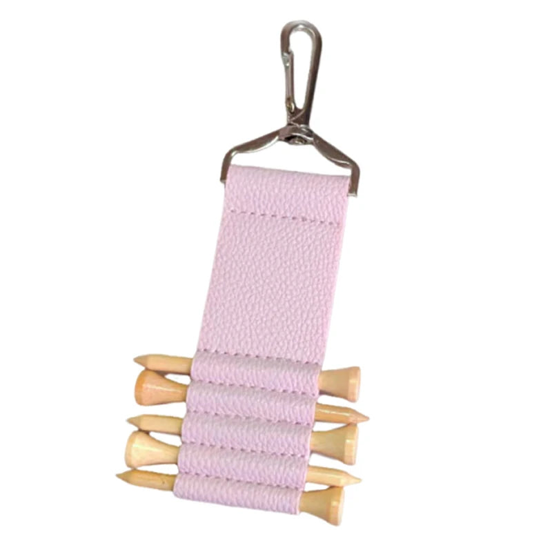 Colorful Golf Hang Gloves Magic Tape Double Sided Golf Tee Holder Clip Outdoor Portable Hanging Golf Tees Golf Accessories
