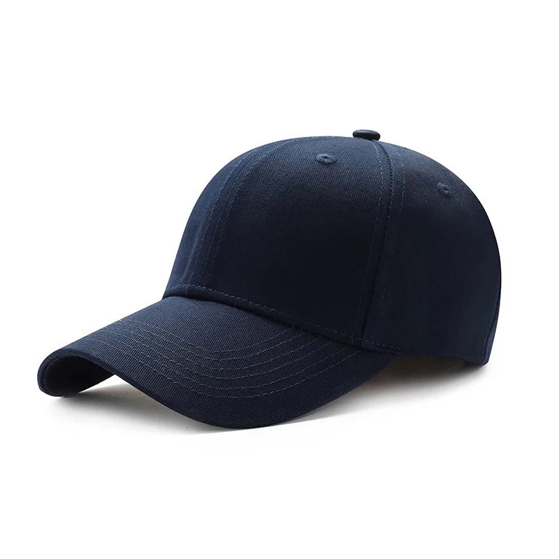 Unisex Simple Black Baseball Cap Solid Color Golf Hat Cotton Caps Hats Casual Hip Hop Dad Hats For Men Women