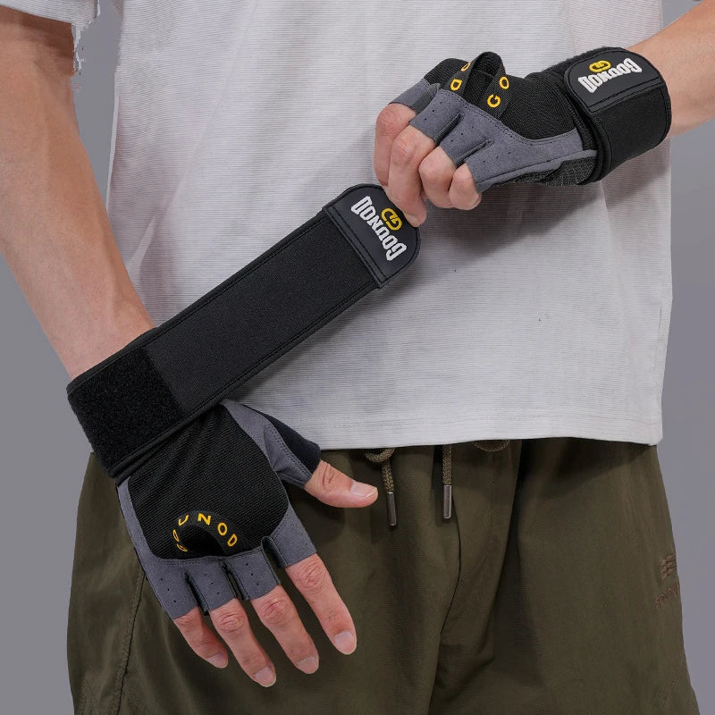 Fitness Gloves for Men and Women Pull Up Bar Mountain Climbing Weight Training Enhanced Grip Palm Protection Breathable Comfort