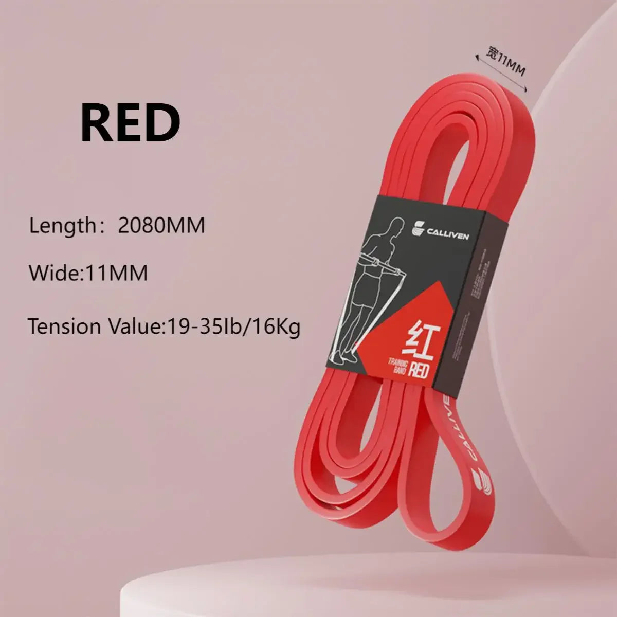 Fitness Elastic Band Fitness Enthusiast Resistance Tension Band Strength Training Yoga Waist and Leg Tension Rope Auxiliary Band