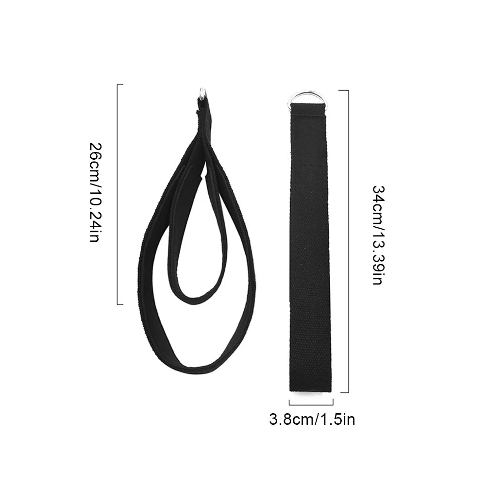 2PCS Pilates Straps Fitness D-Ring Straps D-Ring Exercise Straps Yoga Strap Yoga Exercise Accessories for Home Gym Workout