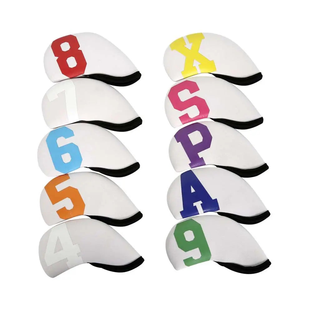 Accessories With Number Design Iron Wedge Protector Golf Iron Headcover Golf Head Cover Golf Iron Covers Set Protector Case