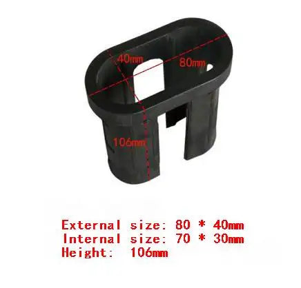 Fitness Equipment Accessories PE Hollow Plastic Sleeve Metal Pipe Sliding Sleeve Isolation Sleeve Hollow Bushing Liner Bushing