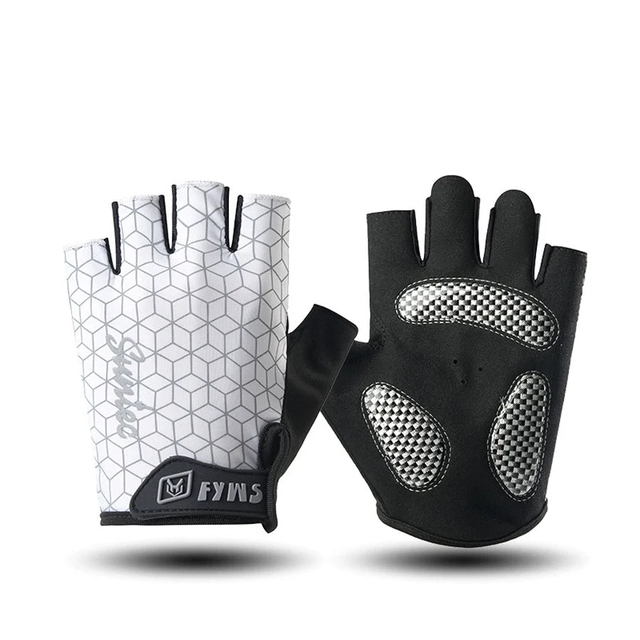 Fitness gloves for men and women, outdoor gym, dumbbell equipment training, half finger wrist protection, breathable gloves, ant