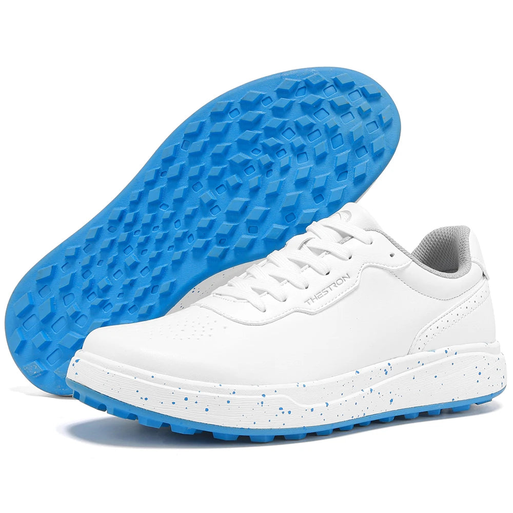 New Men'S Golf Shoes for Outdoor Sports Lightweight And Casual Slip-Resistant Golf Shoes Available in Large Sizes 39-48