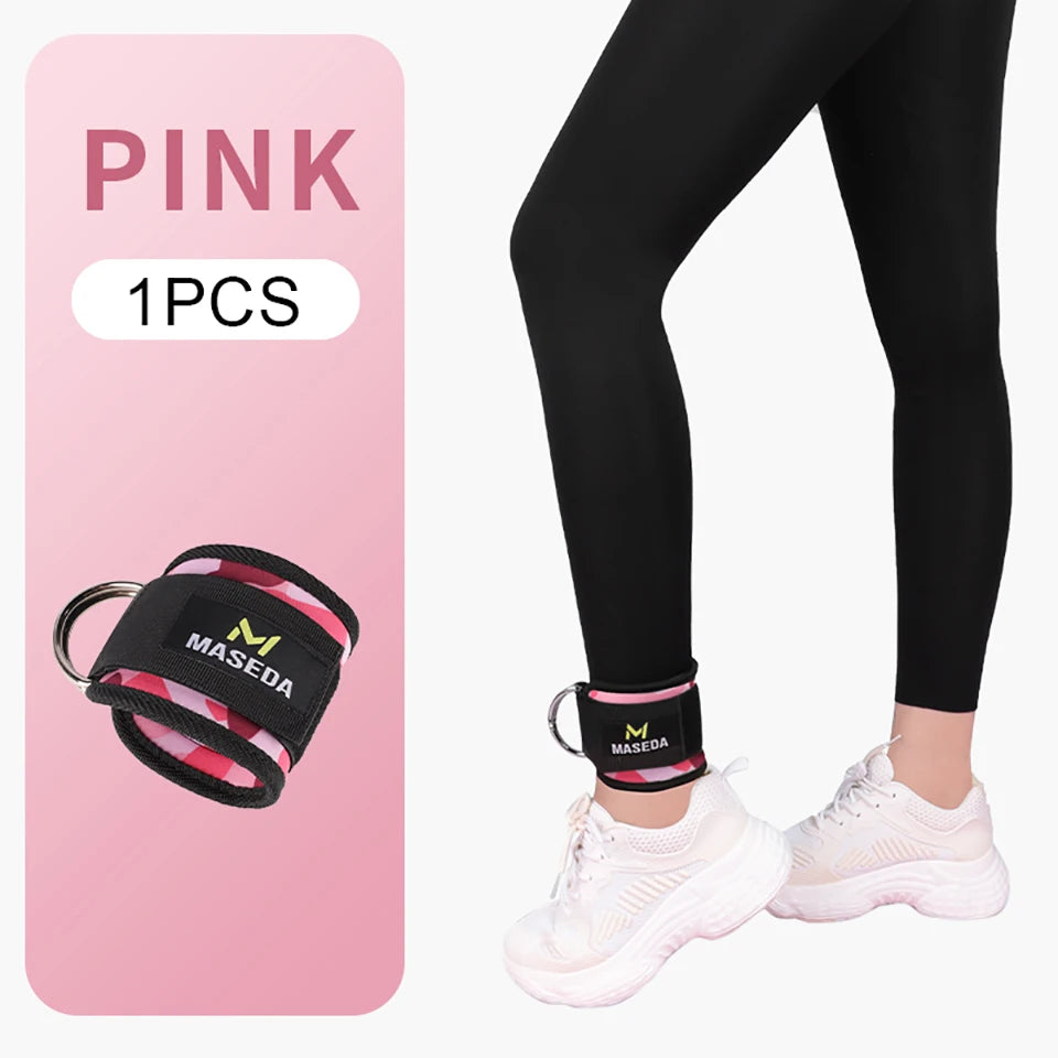 Adjustable Fitness Ankle Straps D-Ring Support Cuffs Gym Leg Strength Workouts Pulley With Buckle Sports Guard Safety Abductors