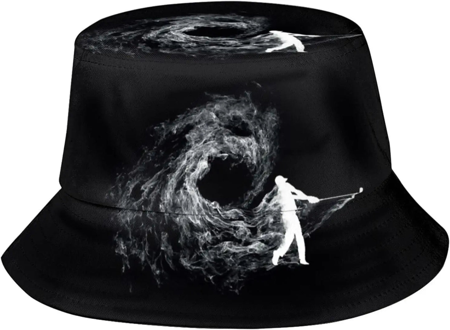 Cute Funny Golf Pattern Bucket Hat Fashion Sport Golf Beach Sun Hats Summer Outdoor Boonie Cap for Women Men