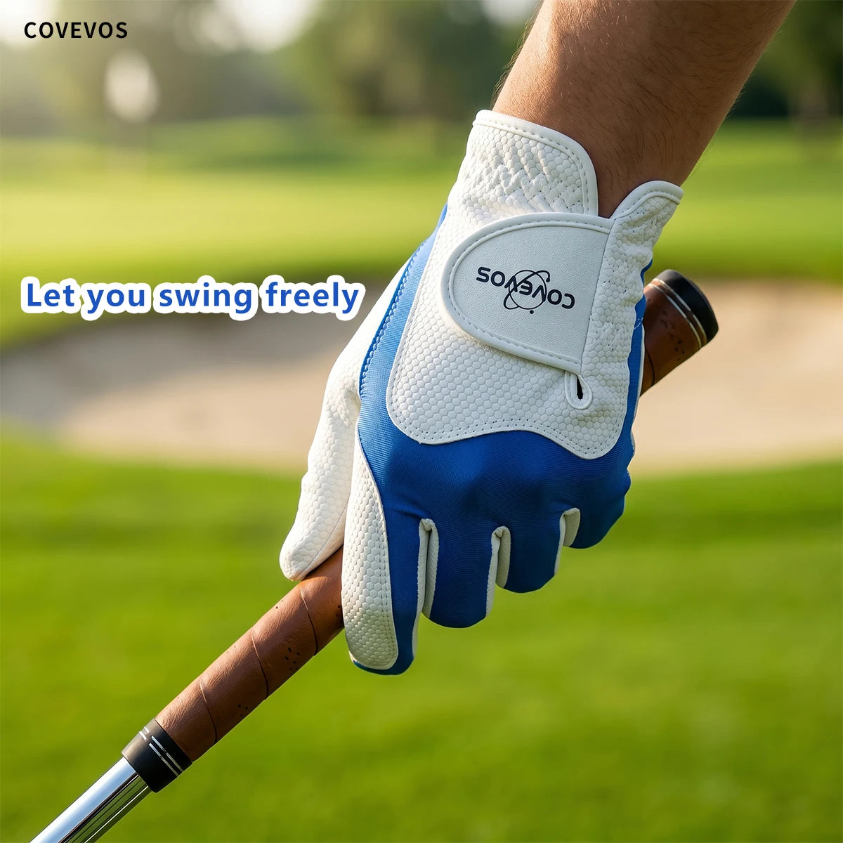 Golf gloves, non-slip, soft and elastic, available in six colors, suitable for all weather conditions, unisex.
