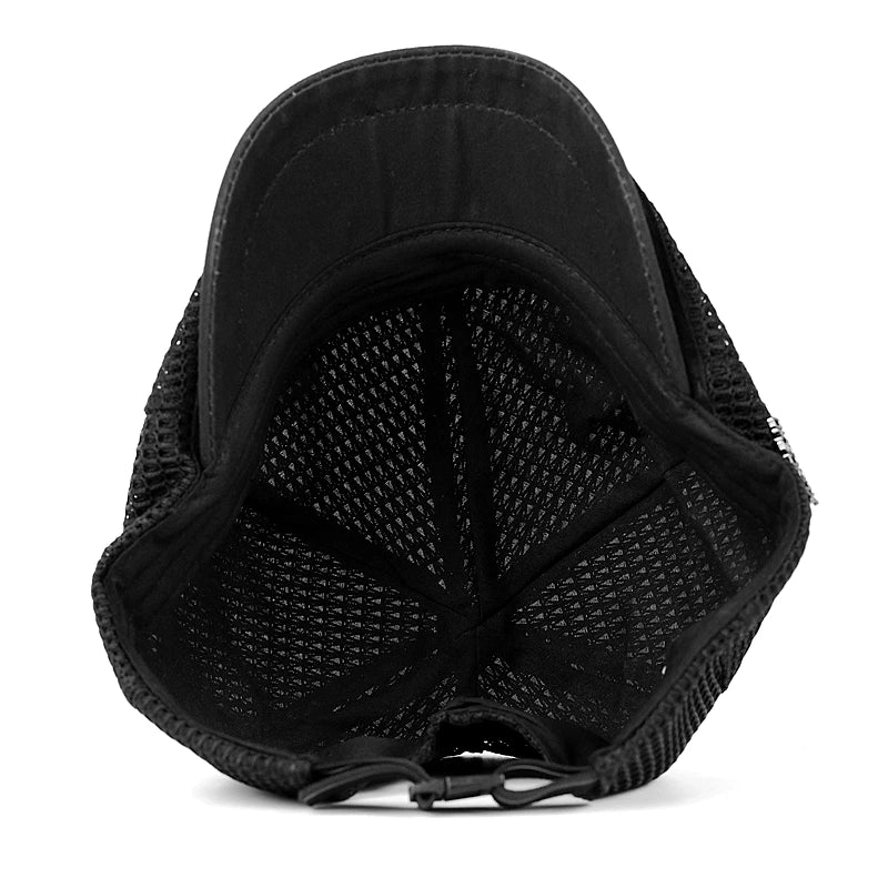 New Summer Mens Hats Breathable Mesh Newsboy Caps Outdoor Gorro Hombre Boina Golf Hat Fashion Casual Solid Flat Cap Women