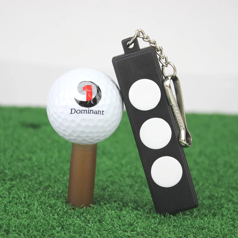 1Set  Portable Plastic Golf Tee Holder Carrier With 12 Golf Tees And 3 Plastic Ball Markers with Keychain Golf Accessorie