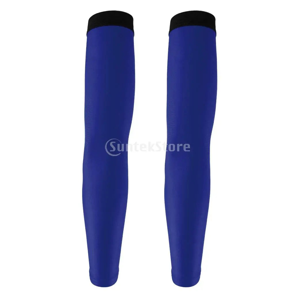 Bike Cycling Golf Arm Sleeves Sun UV Protection Bicycle Arm Warmer Red Elbow Pad Fitness Armguards Sports Cycling Arm Warmers