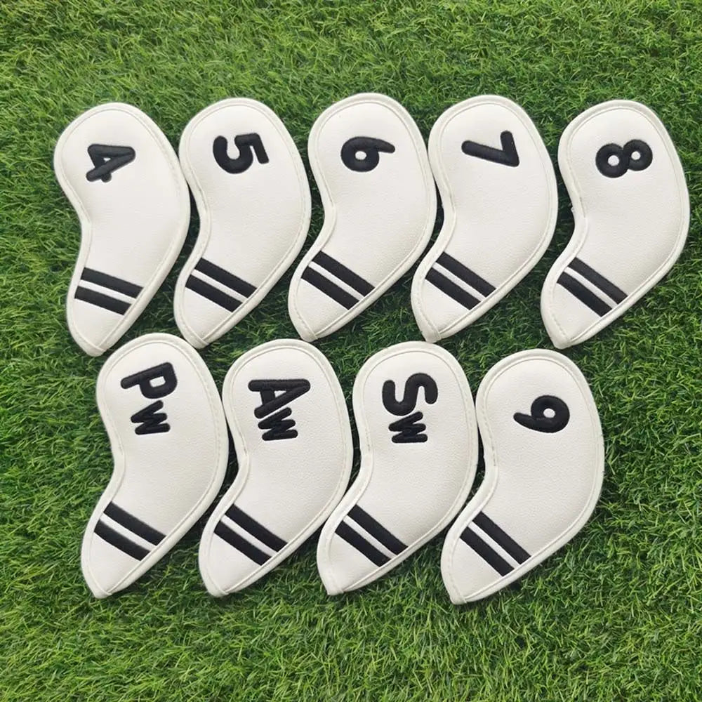 Accessories Embroidery Golf Training Equipment Protective Cover Golf Headcovers Head Cover Golf Club Cover Golf Iron Headcover