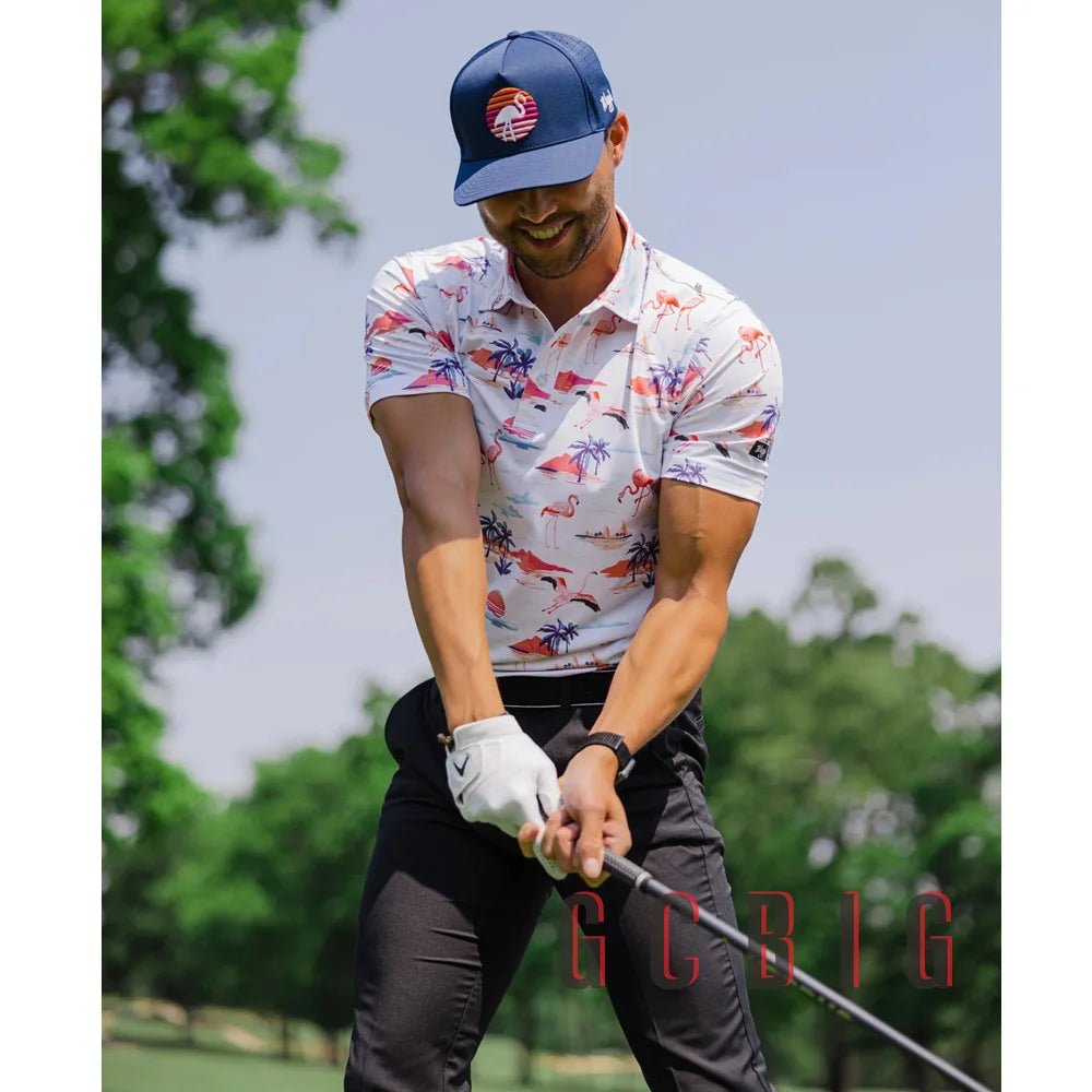 New Mens Golf Polo Shirt Mens Casual 100% Polyester Polo Shirt Men Quick Dry F1 Racing Polo Shirt For Men Plus Size Golf shirt
