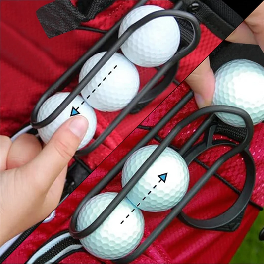 RTSHE-Golf Ball Holder Stand Holds 3 Golf Balls Belt Clip Tees Holder Golf Accessories Set