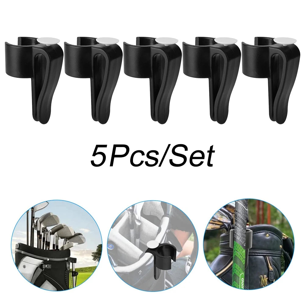 Golf Putter Holder Golf Bag Clip Fixed Golf Clubs Buckle Ball Training Aids Outdoor Sports Game Accessories Swing Trainer