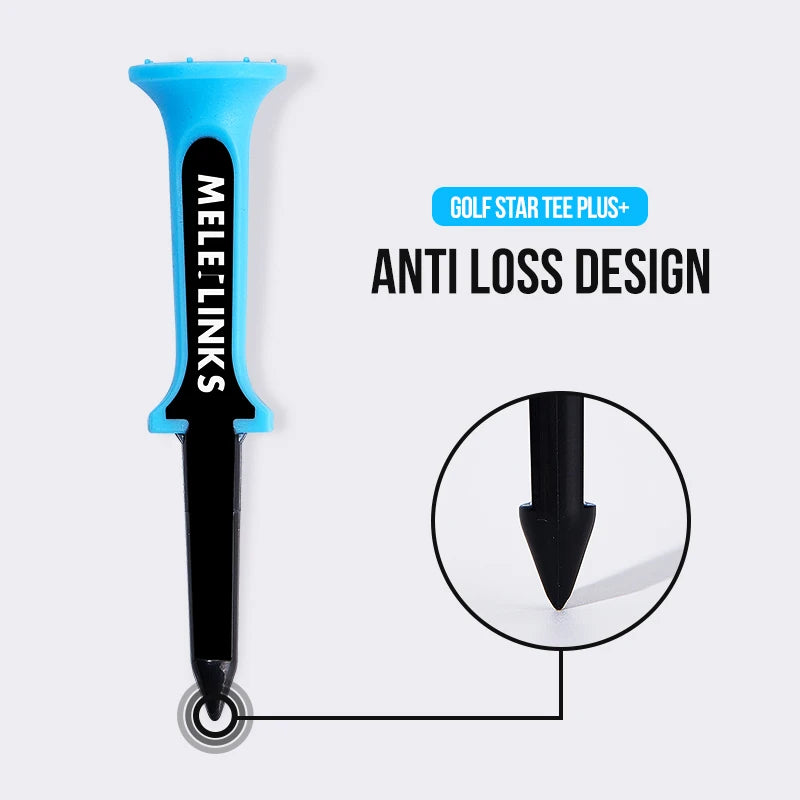 Golf Ball Holder 5 Pcs Golf Tee Zero Drag Outdoor Reduces Friction Side Spin Step Down Golf Tees Golf Accessories Drop Ship