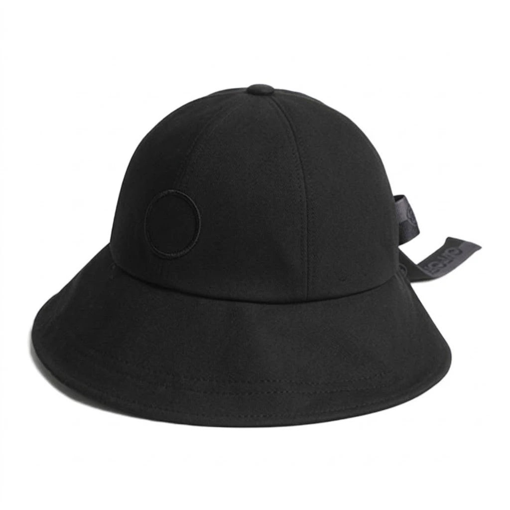 Luxury Women Golf Bucket Hat Wide Brim Sun Visor Caps with Back Ribbon Bow Elegant Embroidered Contrast Ladies Golfing Headwear