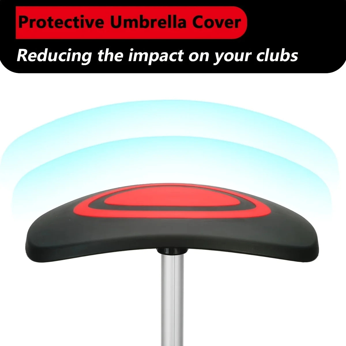 Portable Golf Travel Bag Support Pole, Fully Adjustable to Protect Clubs, Umbrella Anti-Impact Support CoverProtector and Alumin