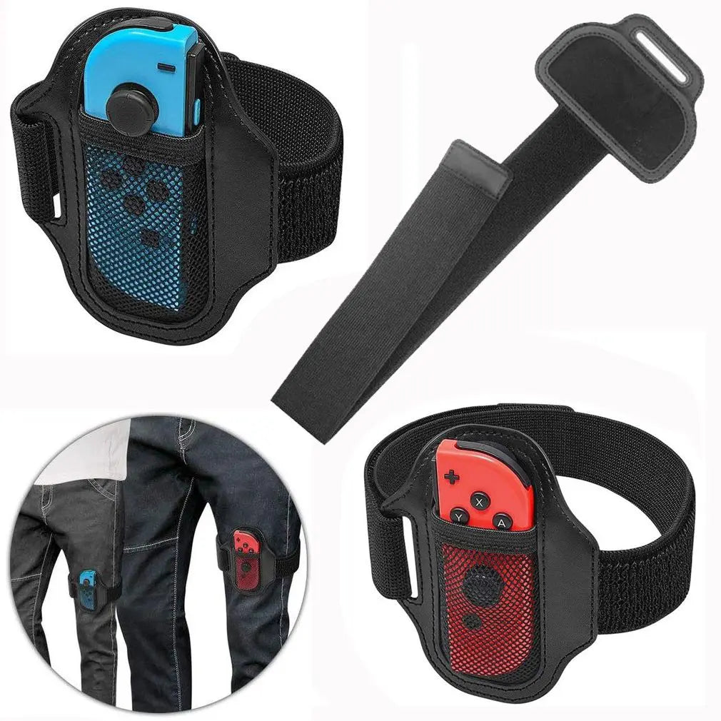 Breathable Adjustable Leg Strap Game Handle Holder Elastic Band Sports Leg Strap Ring Tie Fit Adventure Accessories
