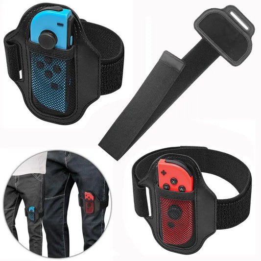 Breathable Adjustable Leg Strap Game Handle Holder Elastic Band Sports Leg Strap Ring Tie Fit Adventure Accessories