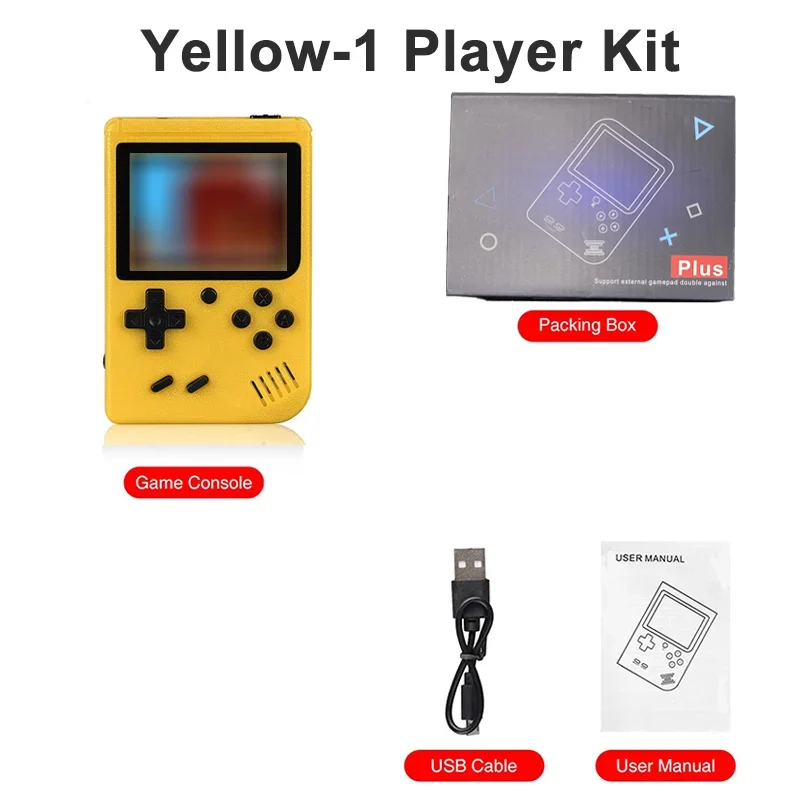 NEW Portable Retro Mini Video Game Console 8-Bit Handheld Game Player Built-in 400 games AV Out Game Console Gameboy videojuego
