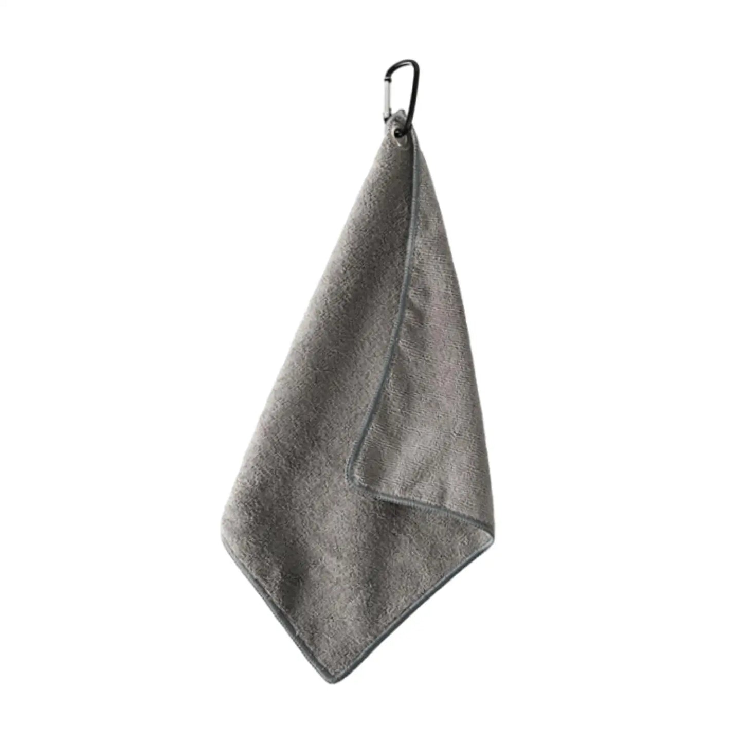 Golf Club Towel Golf Ball Cleaning Towel with Carabiner Clip Training Aid Golf Accessories Wiping Cloth for Outdoor Sport Gym