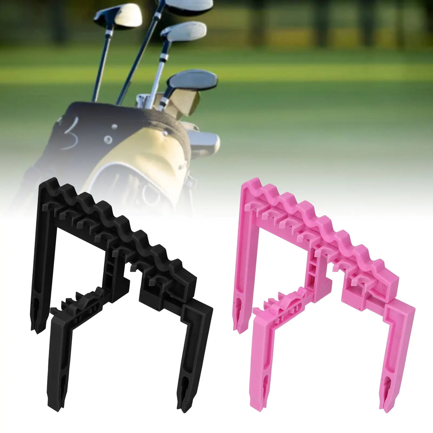 Golf Club Rack Club Organizer Iron Holder Organizer for Bag PP Portable  Shafts Holder Iron Stand for Outdoor Sports Accessories