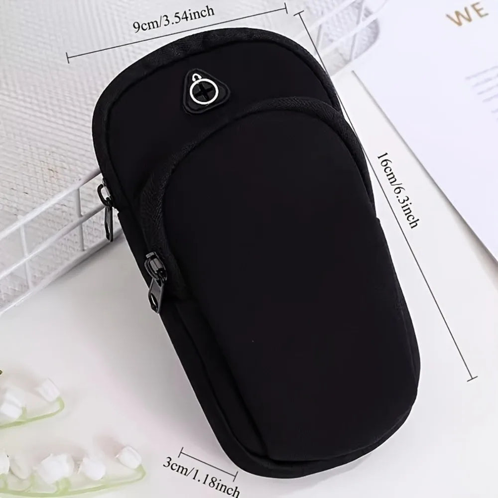 Outdoor Cycling Arm Bag, Portable Fitness Storage Pouch, Sports Phone Pouch, Running Arm Bag for Fitness Jogging and Hiking