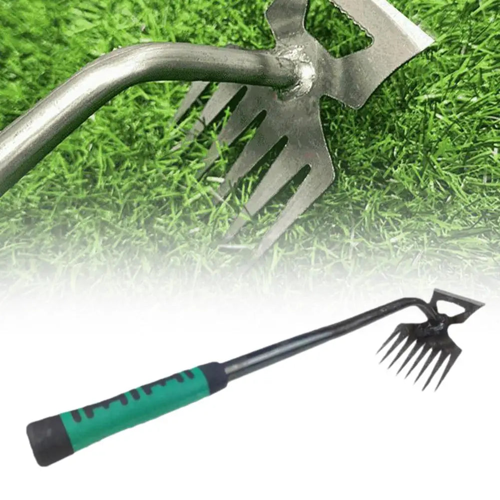 8 Tooth Garden Hoe Agricultural Supplies Weeds Tool Utensils Hand Weed Remover Garden Lawn Yard Gardening Loose Soil