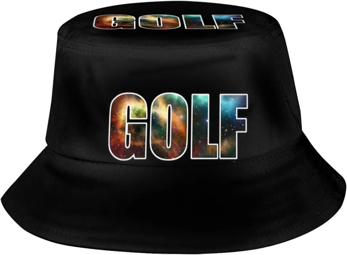 Cute Funny Golf Pattern Bucket Hat Fashion Sport Golf Beach Sun Hats Summer Outdoor Boonie Cap for Women Men