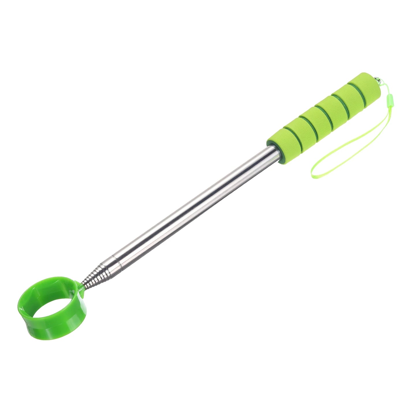 Golf Ball Retriever Telescopic 9Ft Stainless Steel Head Ball Grabber w Lanyard for Water Golf Ball Picker Tool Golf Accessories
