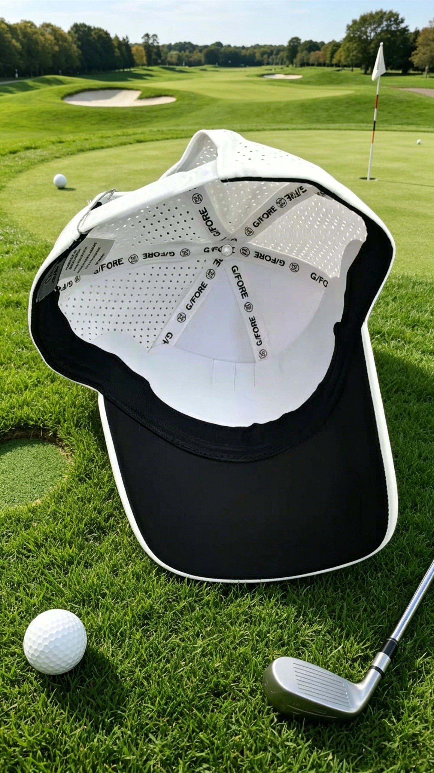 2026 New Men's Golf Cap Premium Structured Sport Hat Breathable Sun Protection Versatile Fashion Outdoor Snapback Golf Hats