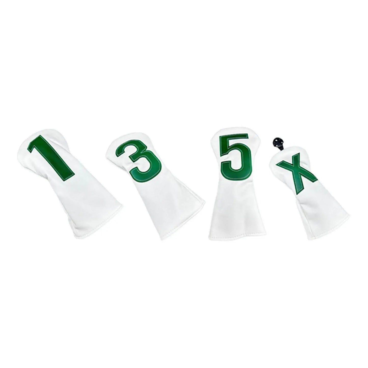 4 Head Covers, Golf Wood Headcovers, Premium Portable Golf Accessories 1, 3, 5, Club Protectors for Outdoor