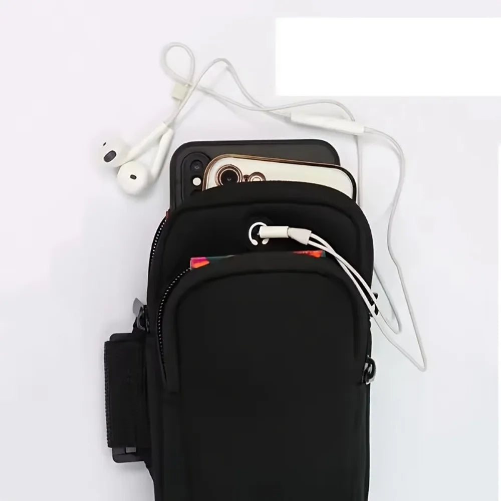 Outdoor Cycling Arm Bag, Portable Fitness Storage Pouch, Sports Phone Pouch, Running Arm Bag for Fitness Jogging and Hiking