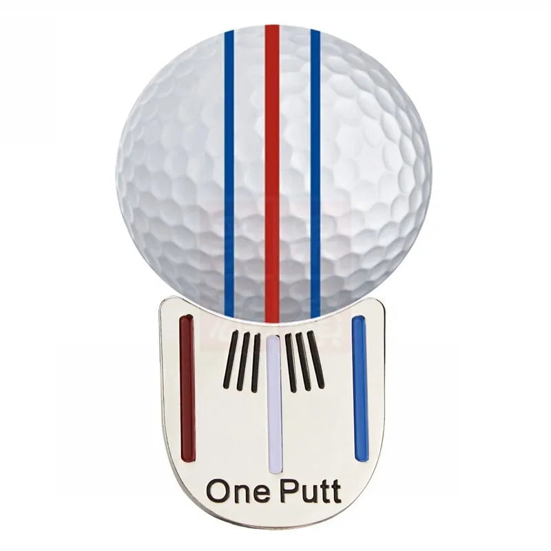 Golf Ball Marker Cap Clip - Practical Putting Alignment Aiming Tool Hat Clip for Enhanced Golf Performance