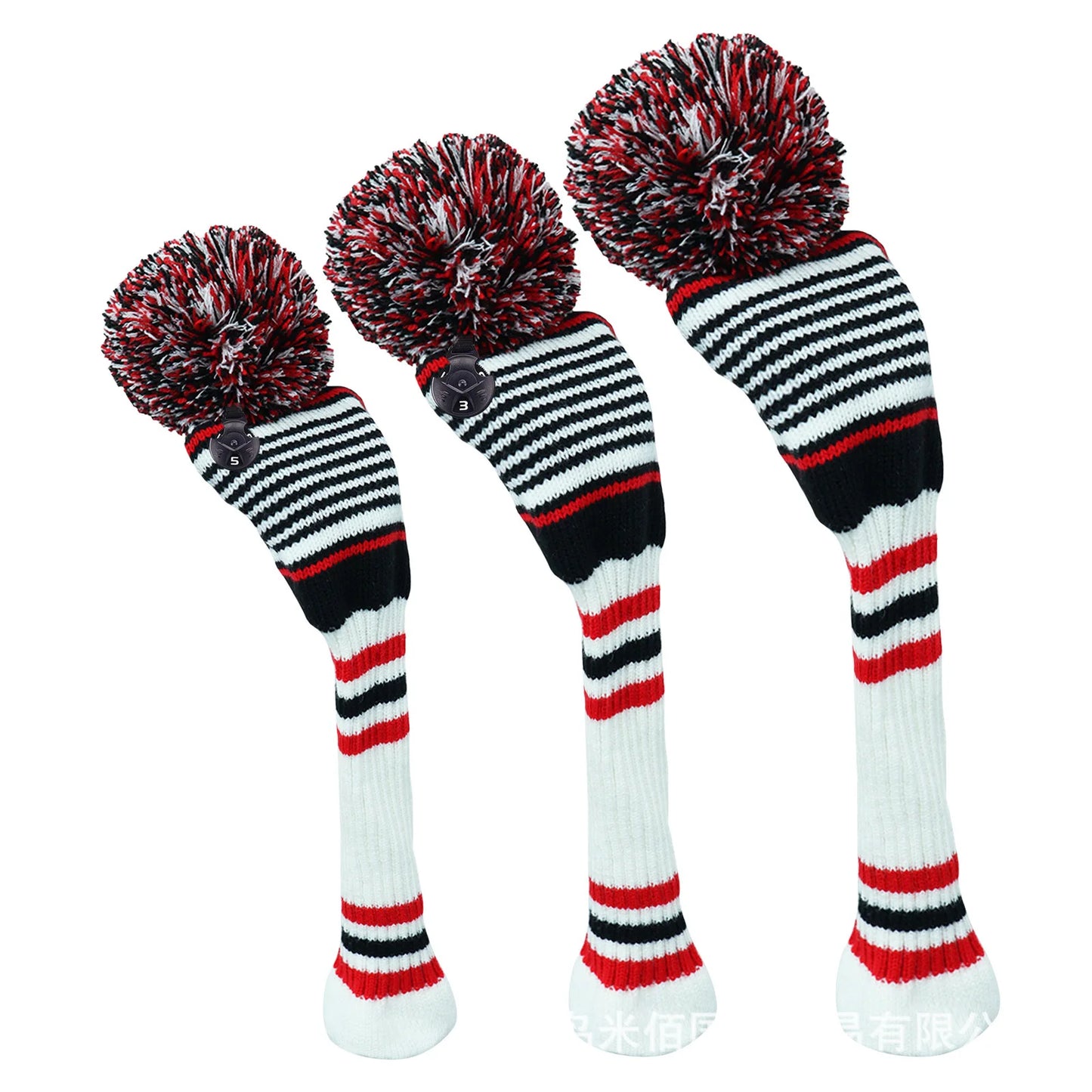 Golf Club HeadCovers ,Knitted Wool Wood Covers, 135 Wood Cover Set, Golf Accessories