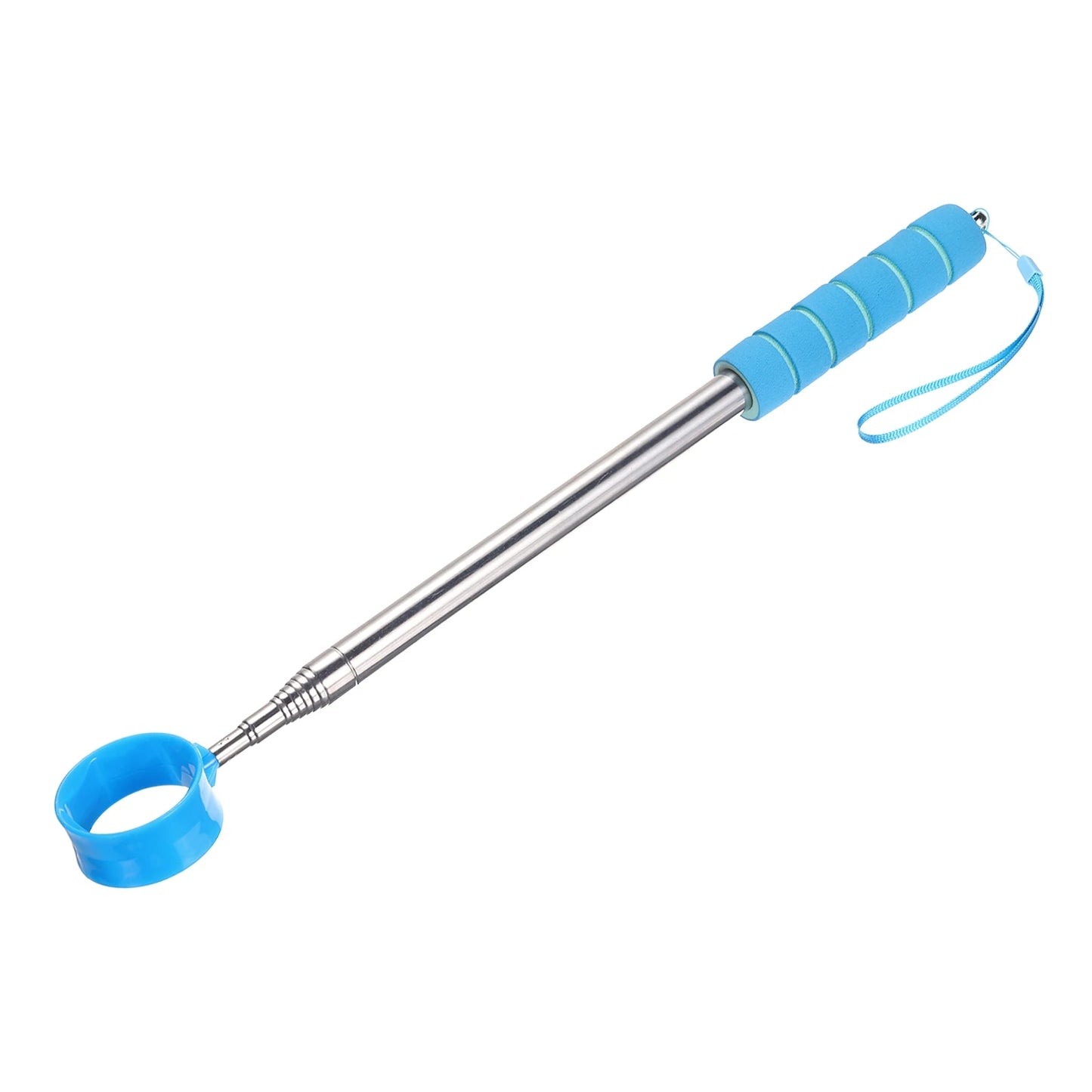 Golf Ball Retriever Telescopic 9Ft Stainless Steel Head Ball Grabber w Lanyard for Water Golf Ball Picker Tool Golf Accessories