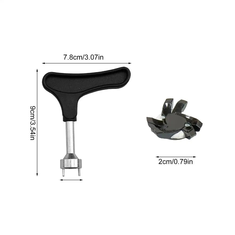 Golf Shoe Spikes Anti Slip Golf Shoe Cleat Stinger Screw Replacement Thread Spikes Cleats For Golf Boots Golf Shoe Accessories