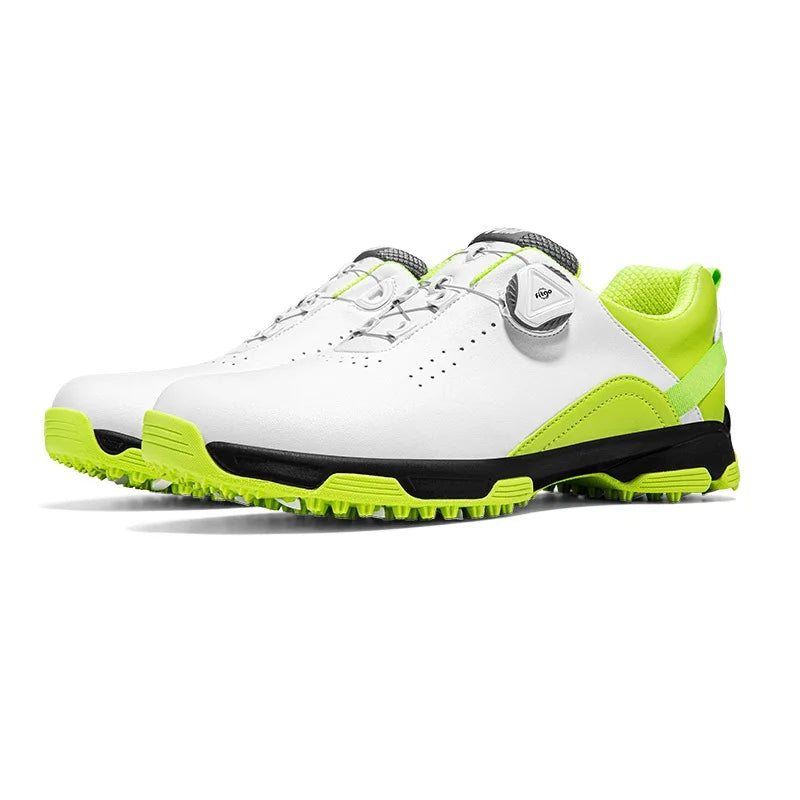 PGM New Men Golf Shoes Golf Waterproof Anti-slip Shoes Male Lightweight Breathable Sports Sneakers Outdoor Knob Buckle Footwear