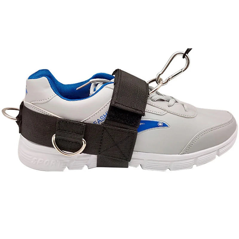 Fitness Attachment Black Red Ankle Straps,Foot Strap for Cable Machine,Glute Kickback Leg Exercise for Cable Machines
