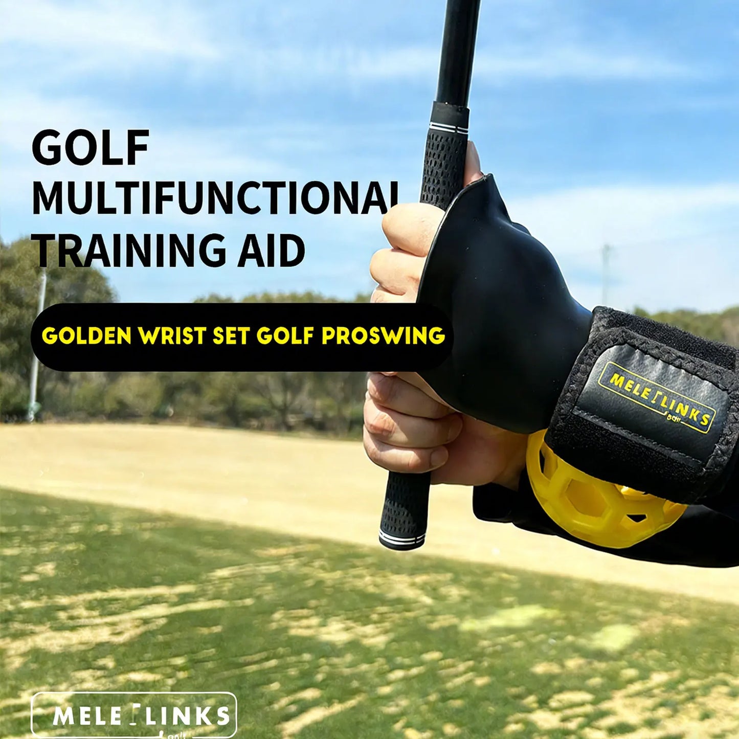 Golf Swing Trainer Aid Kit Golf Accessories Portable Straight Arm Trainer for Beginners Golfers Outdoor Training Sports New