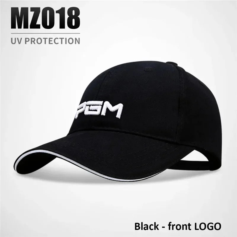 Golf Caps Adjustable Hats Outdoor Sport Cycling Hiking Cap For Men Women Windproof Travel Cotton Cap Black White Hat MZ018